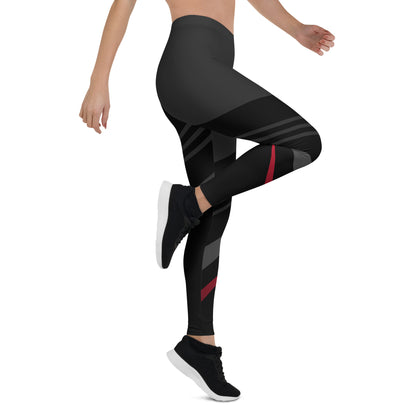 TopFit ZenCurve Black and Grey Leggings