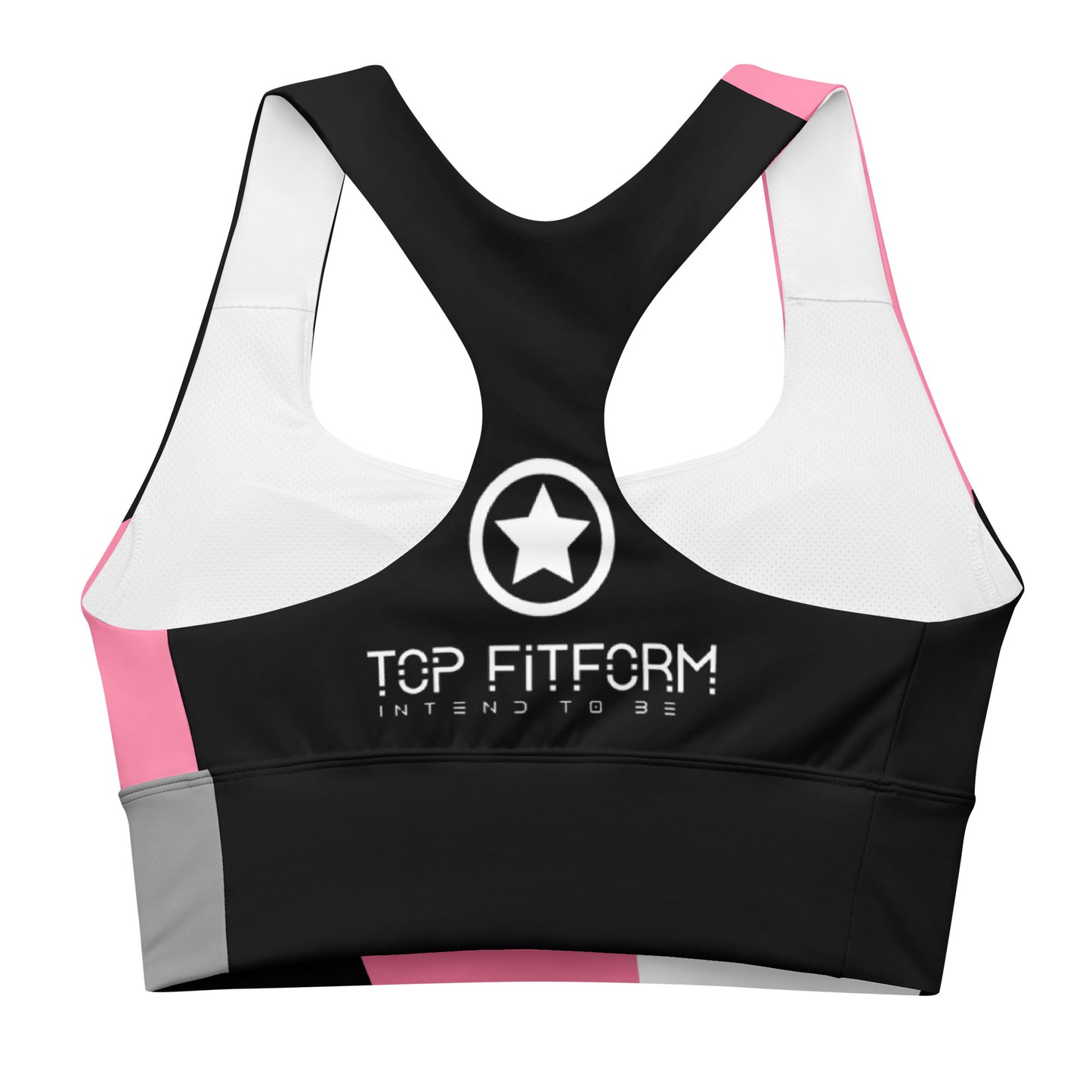 TopFit ActiveSculpt Pink and Black Sports Bra