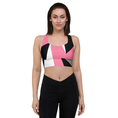 TopFit ActiveSculpt Pink and Black Sports Bra