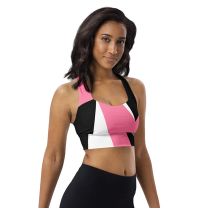 TopFit ActiveSculpt Pink and Black Sports Bra