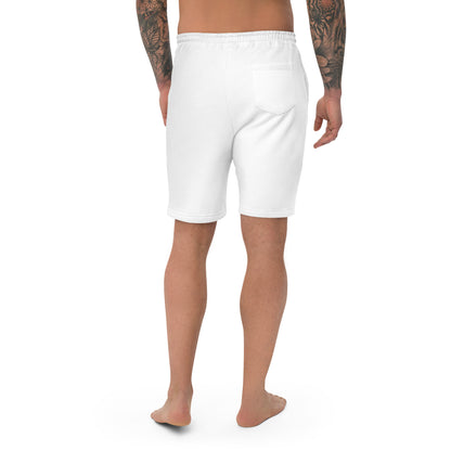 CozyFlex White fleece shorts