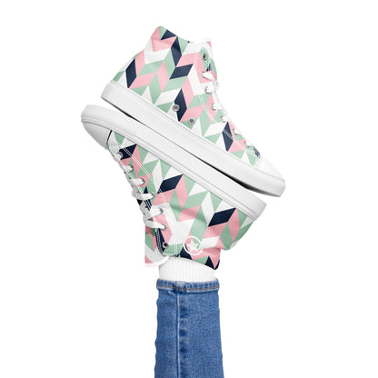 StrideGlam Canvas High Tops