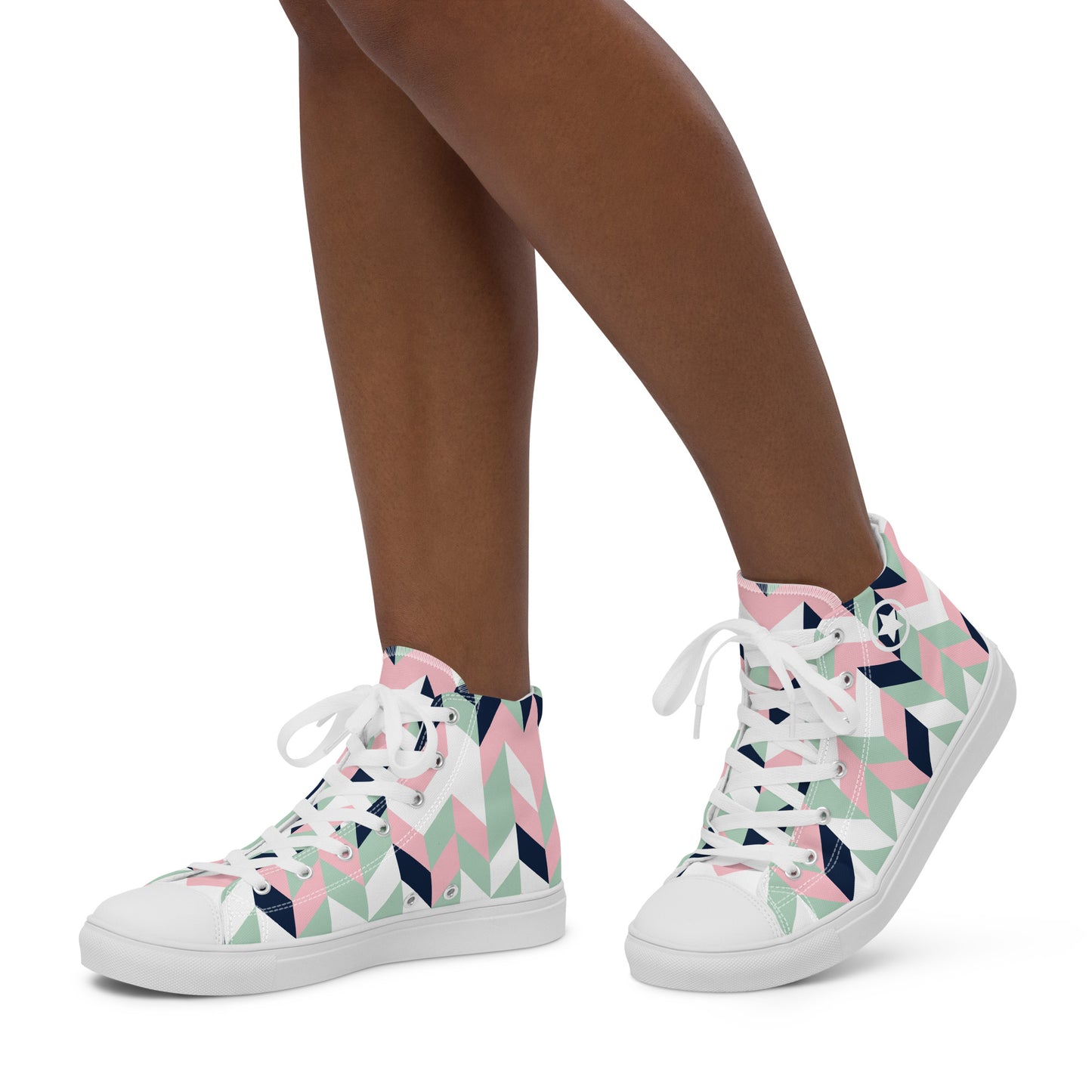 StrideGlam Canvas High Tops