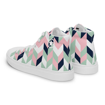 StrideGlam Canvas High Tops